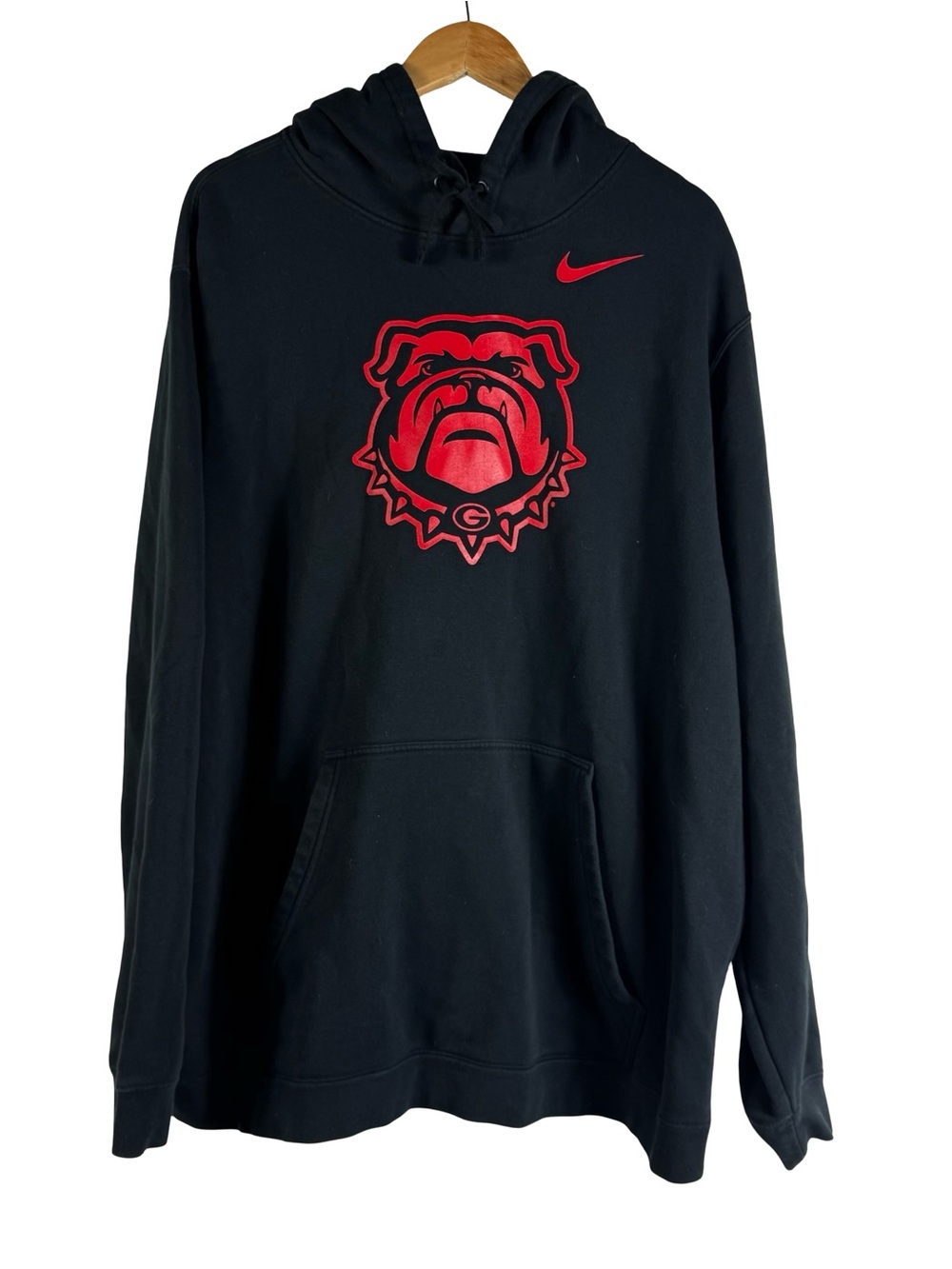 Nike Georgia Bulldogs UGA Hoodie Black Alternate Logo Mens Big & Tall 3XL
